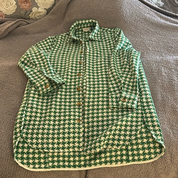 NWOT long shacket. Wool blend size L - Picture 1 of 3